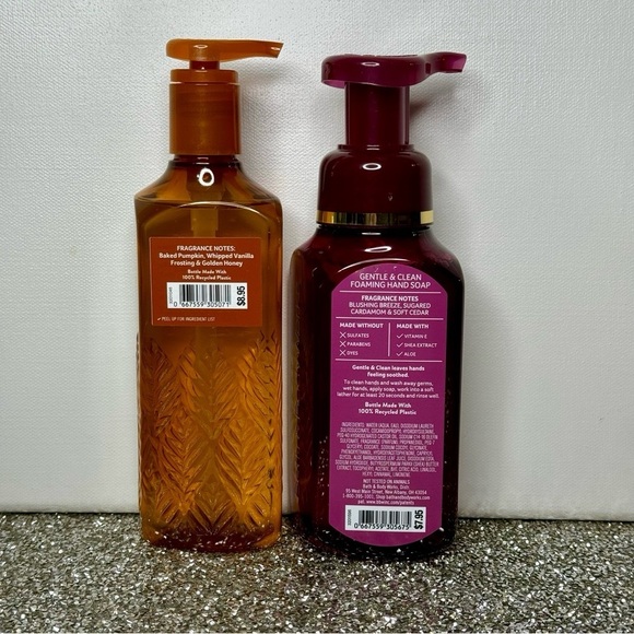 Bath & Body Works Fall Hand Soap Pumpkin Cupcake & Together Weather NWT - Picture 3 of 5